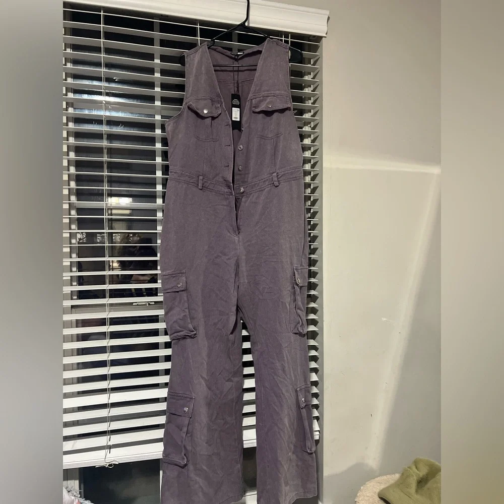 Fashion Nova Denim Jumpsuit - Picture 3 of 3